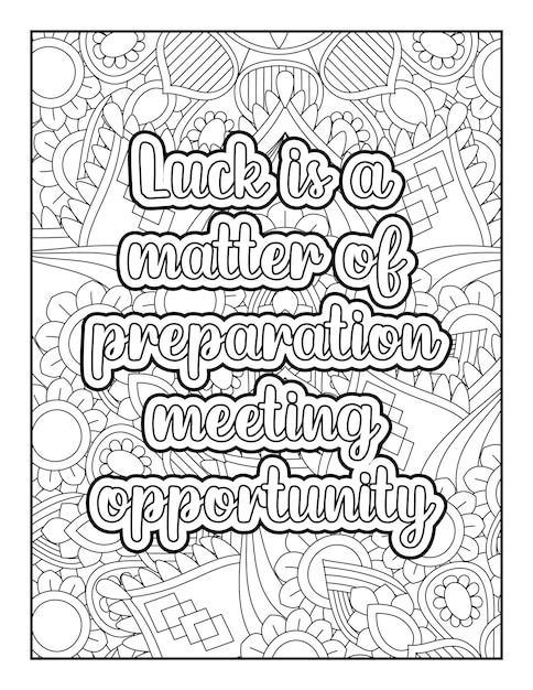 Citazioni motivazionali Mandala da colorare
