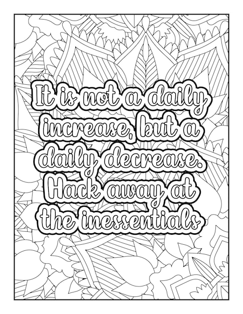 Citazioni motivazionali Mandala da colorare