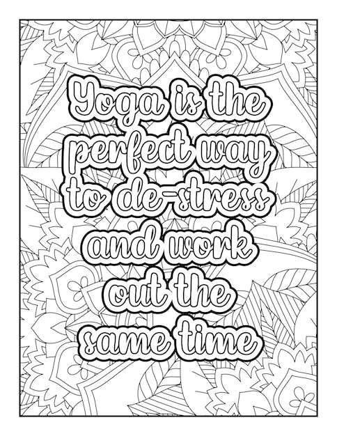 Citazioni motivazionali Mandala da colorare
