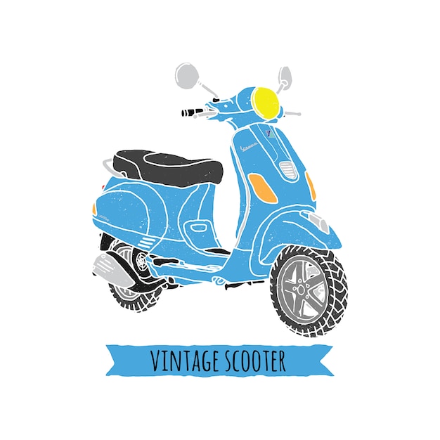 classico vintage vespa ride