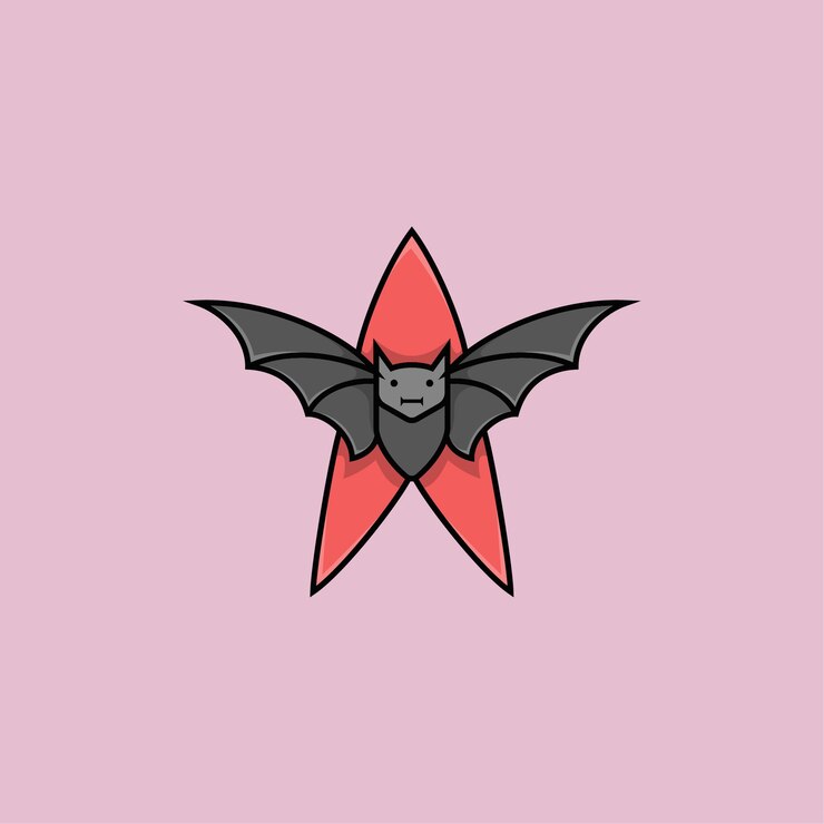 Vettore clipart stella pipistrello