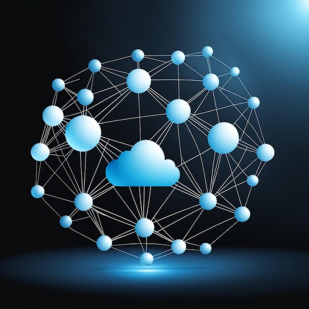 Cloud Computing Technology Concept 3D Rendering Cloud computing technology concept 3D rendering 3D Rendaring Concept 3D è una tecnologia di cloud computing basata sul cloud computing.