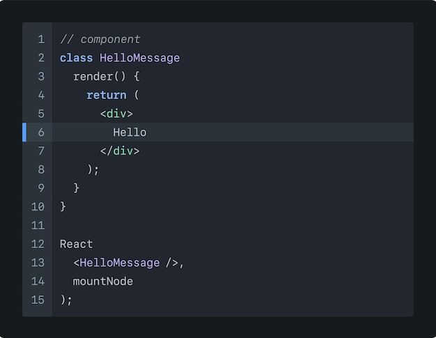 Codice HTML sito web Concetto di programmazione di codifica Illustrazione vettoriale