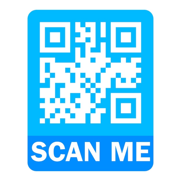 codice QR per smartphone codice QR per il pagamento iscrizione scansionami con l'icona dello smartphone