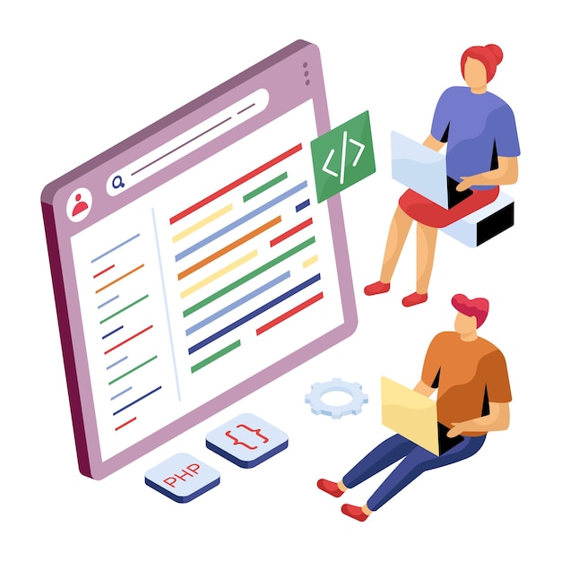 Coding and Development Web Page Programmer Software and Programming Languages