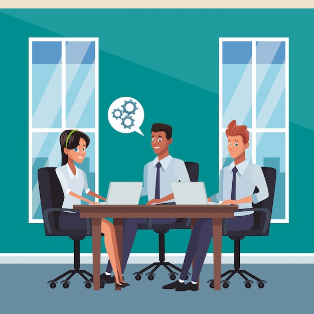 Colleghe di lavoro in ufficio
