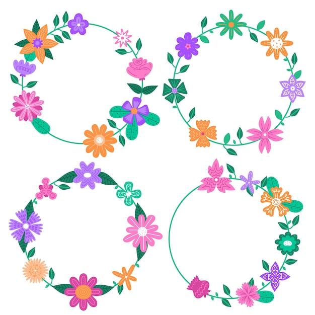 Collezione corone di fiori
