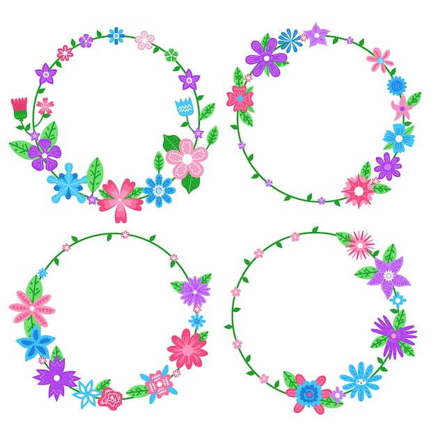 Collezione corone di fiori