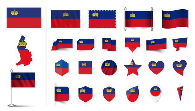 Collezione delle bandiere del Liechtenstein