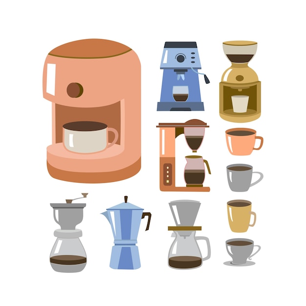 Collezione di caffettiere