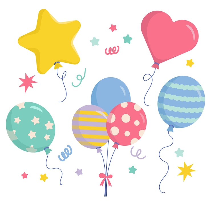 Vettore collezione di clip art di magical balloon fiesta