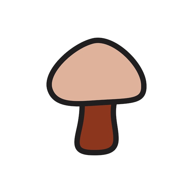 Collezione di clip art vettoriali di funghi stravaganti