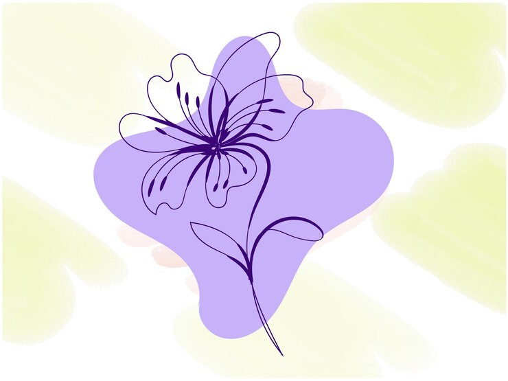 Collezione di fiori disegnati a mano