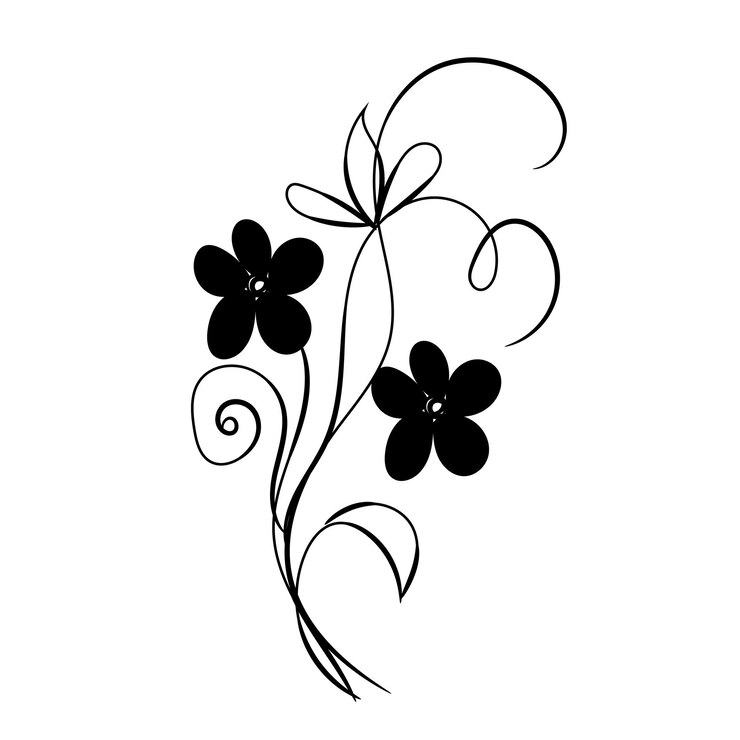 Collezione di fiori monocromatici primaverili