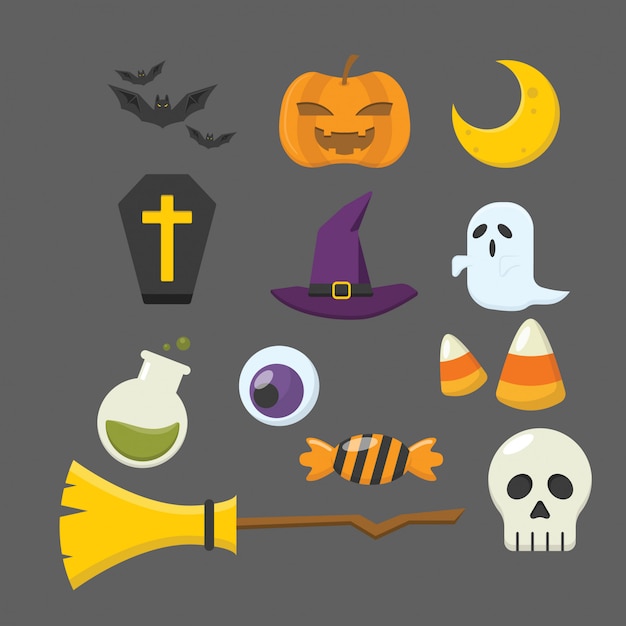 Collezione di icone di Halloween