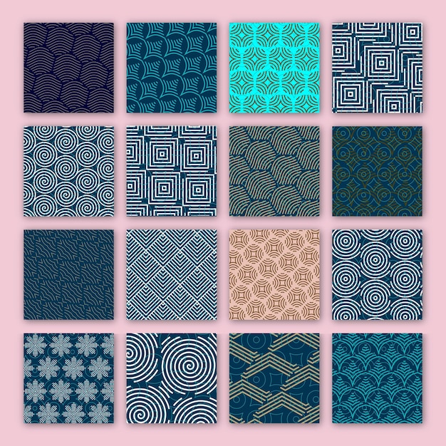 Collezione di modelli geometrici senza cuciture