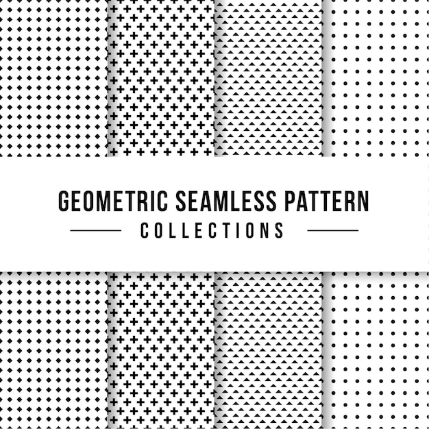 Collezione di motivi geometrici senza cuciture