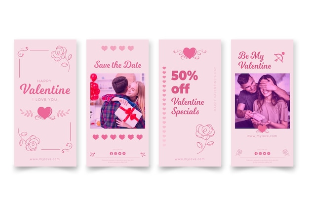 Collezione di storie di vendita di San Valentino