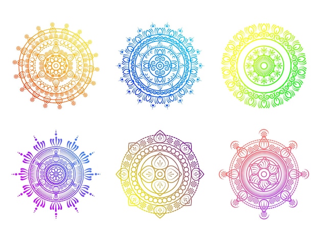 Colorato Squisito Mandala Set Design