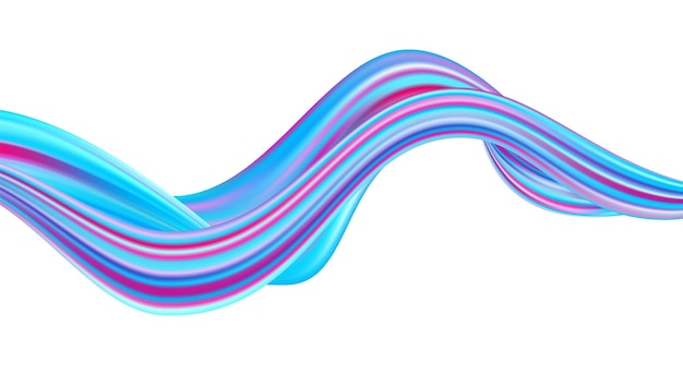 Colore di sfondo a forma liquida 3d Wave