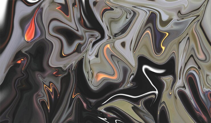 Vettore colore liquido colorato backgroundwave forma liquida disegno astratto