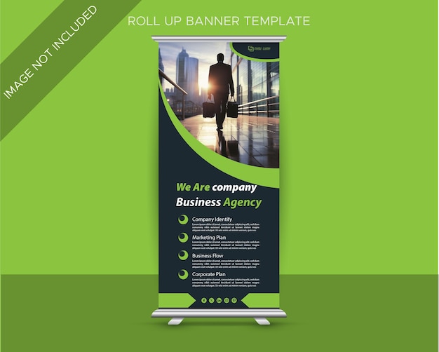 colore verde Roll up banner