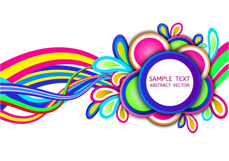 Vettore colorful ondata di sfondo astratto