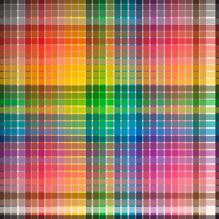 Vettore colori incrociati brillanti disegno senza cuciture