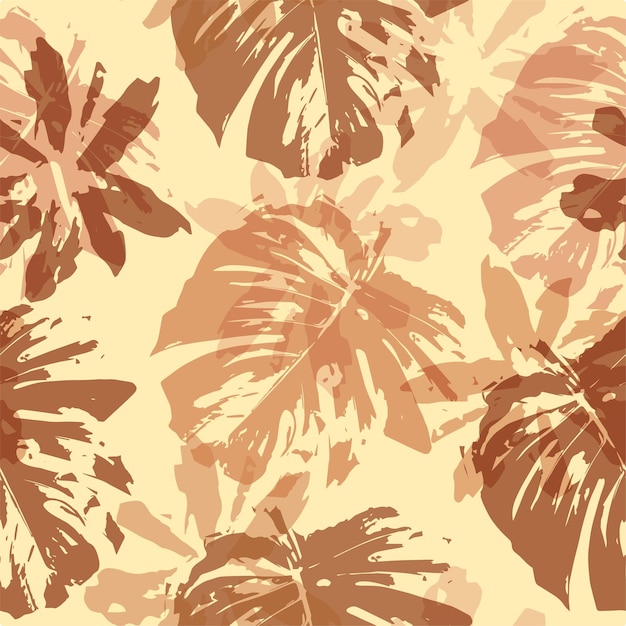 Colori psichedelici sfondo motivo monstera per l'estate