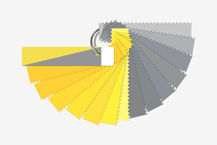 Vettore colori ultimate grey e illuminating