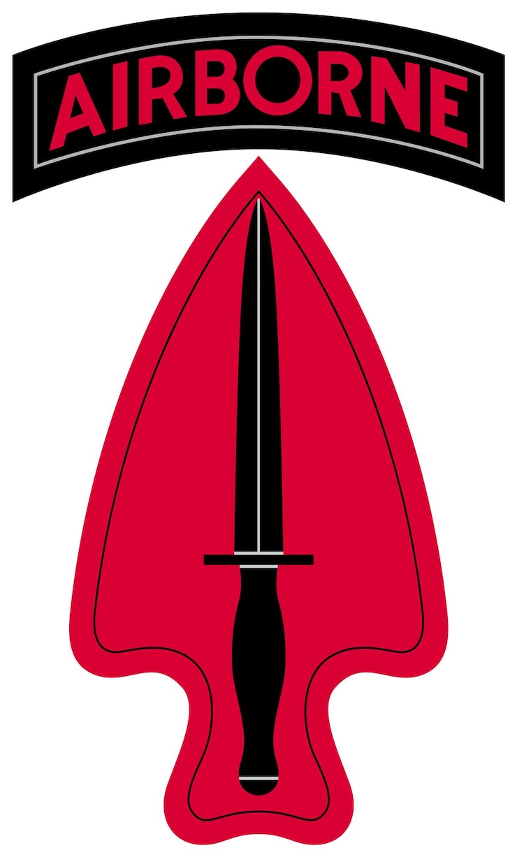 Vettore comando delle operazioni speciali dell'esercito degli stati uniti insegna della manica a spalla dell'aeronautica delta force