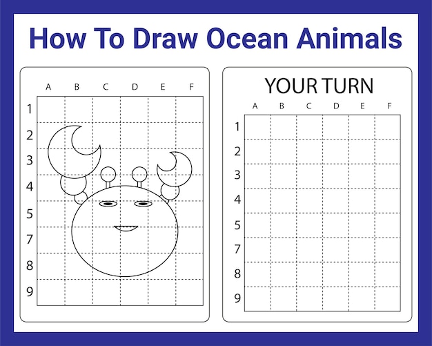 Come disegnare animali dell'oceano per bambini