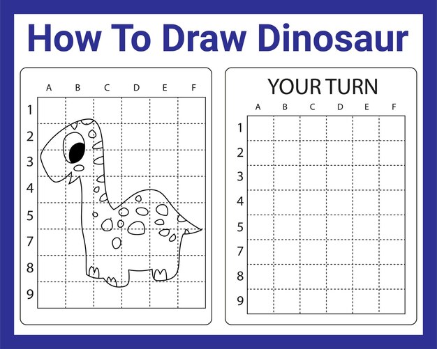Come disegnare un dinosauro per bambini