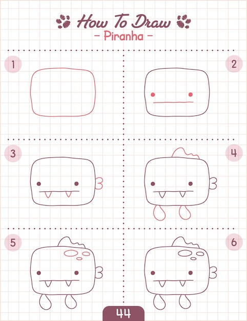 Come disegnare un personaggio di cartone animato Step by Step Drawing Tutorial