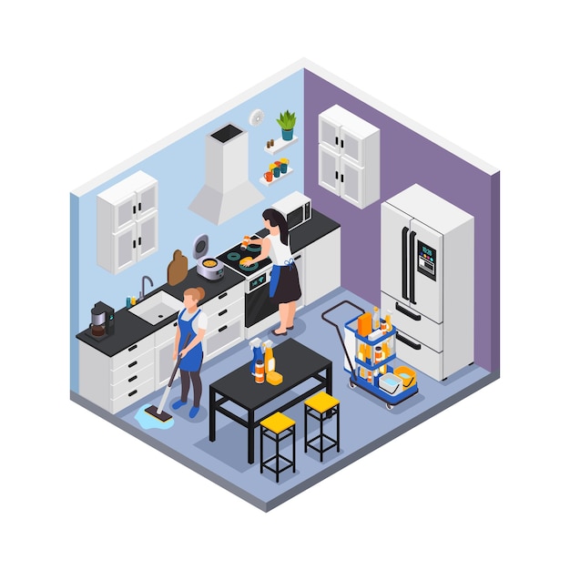 Composizione per la pulizia professionale
