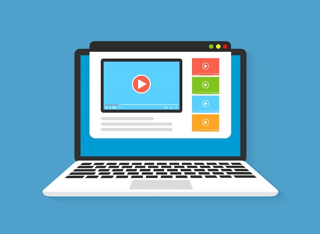 Computer portatile con lettore video