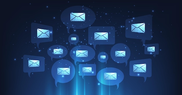 Comunicazione via e-mail e concetto di marketing digitale