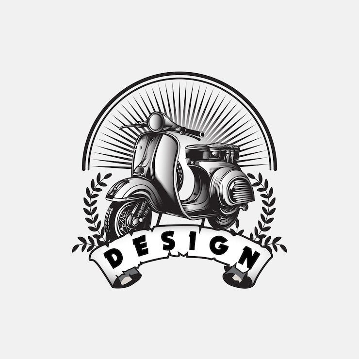 Vettore comunità di motociclette d'epoca