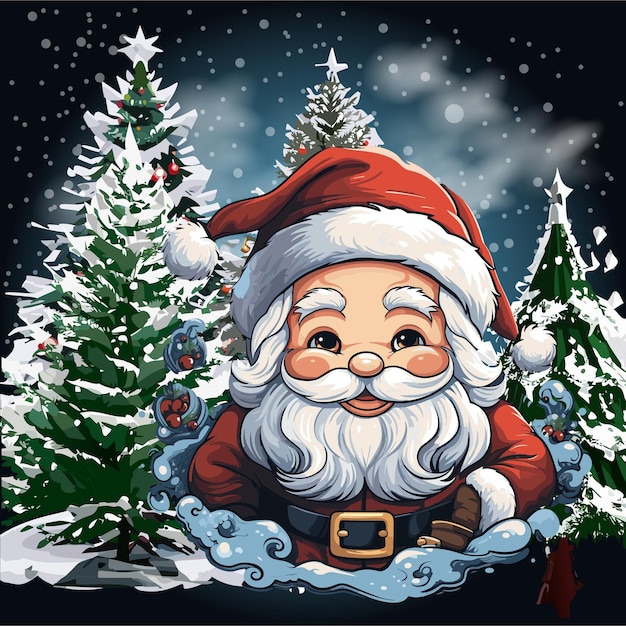 Con amore Babbo Natale vi augura un Buon Natale e un Buon Anno Nuovo
