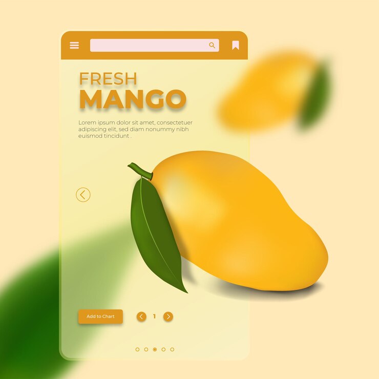 Vettore concept di interfaccia utente coinvolgente per l'app di acquisto di frutta e verdura