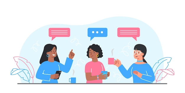 Concetto di discussione