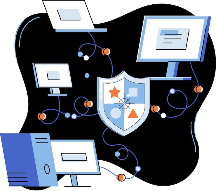 Vettore concetto di fiducia la persona ha una conversazione privata metafora comunicazione riservata proprietà fiduciaria partnership rassicuranti convinzione protezione della proprietà intellettuale dati riservati