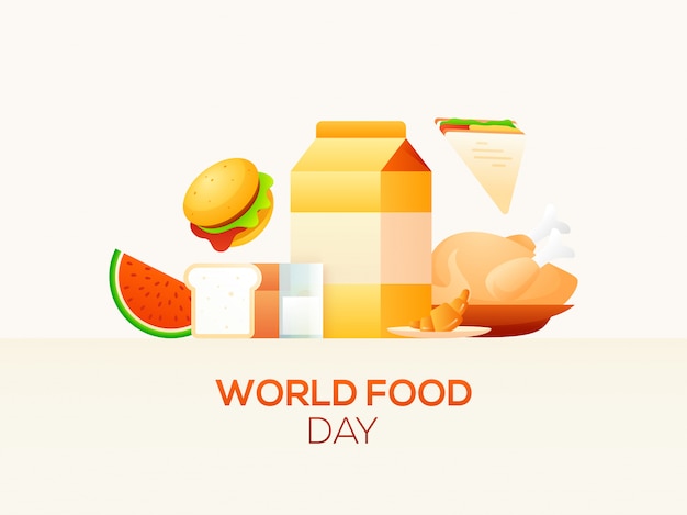 Concetto di Giornata mondiale dell'alimentazione.