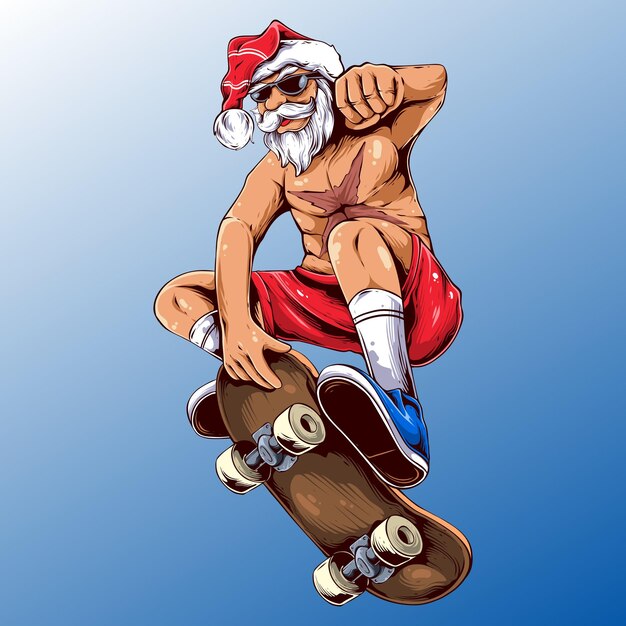 Concetto di Natale con disegnare a mano
