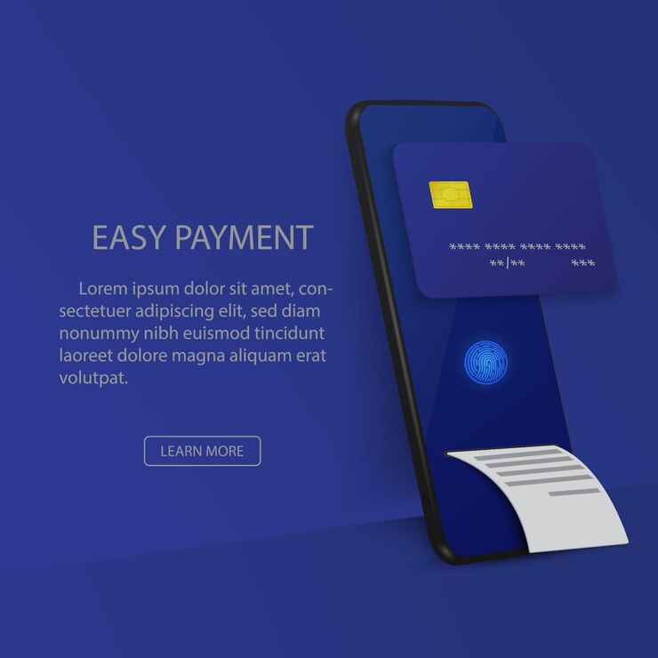 Vettore concetto di pagamento online vettorialeemail di notifica elettronica della fatturasmartphonecarrello di credito