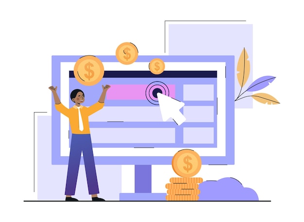 Concetto di piano di marketing digitale