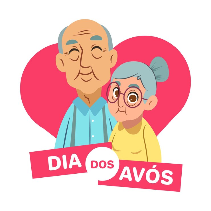 Vettore concetto di piatto dia dos avós