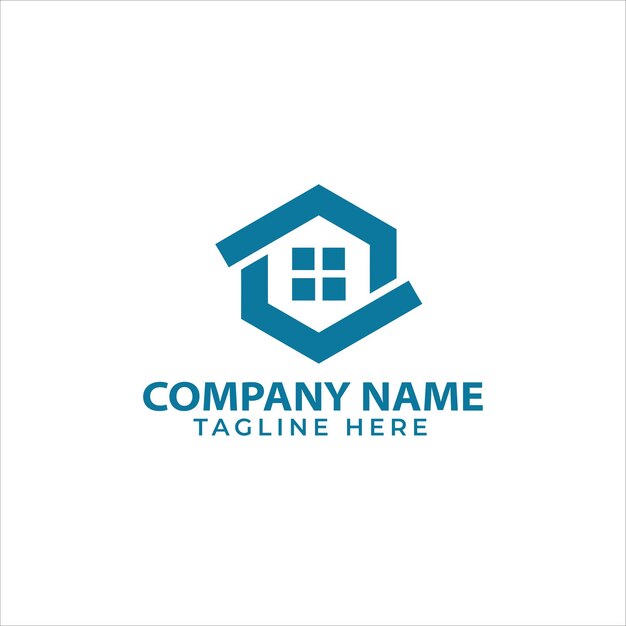 Concetto di progettazione vettoriale del logo del tetto e della casa Logo immobiliare