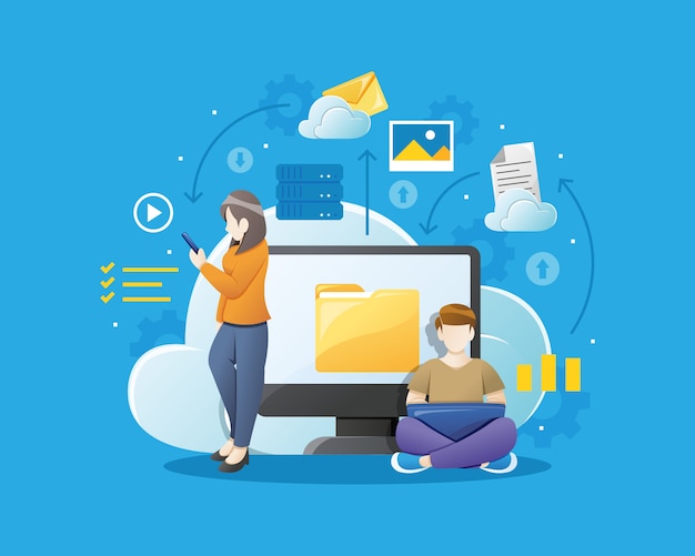 Concetto di servizio di cloud computing