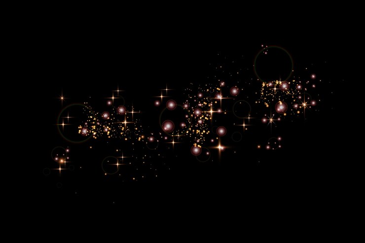 Concetto di sfondo effetto starlight